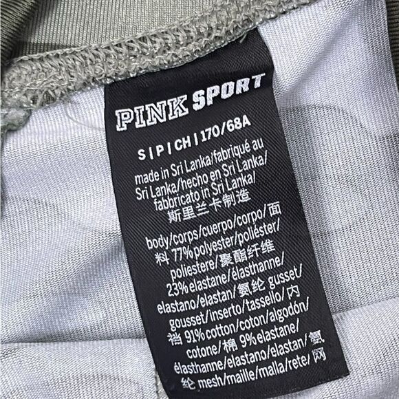 Victoria's Secret Pink Sport high waist biker/running shorts small green camo - Picture 6 of 6